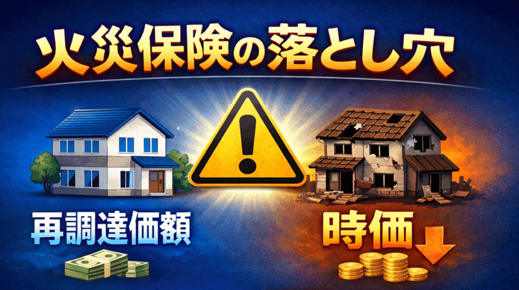 火災保険の落とし穴～再調達価額と時価の違いとは？～